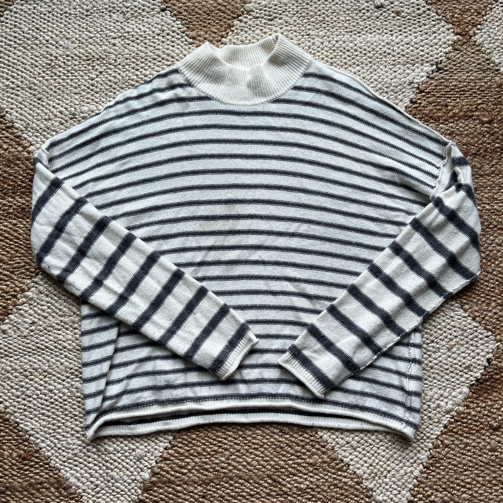 Striped Madewell Sweater Size Medium